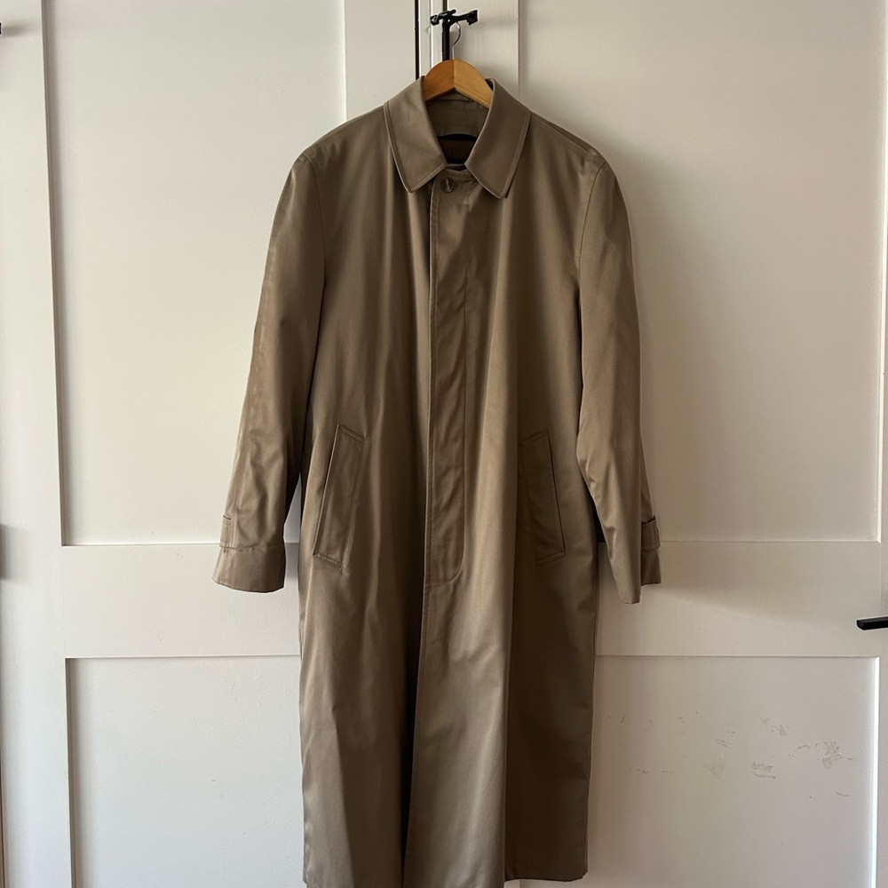 Classic Tan Men's Overcoat